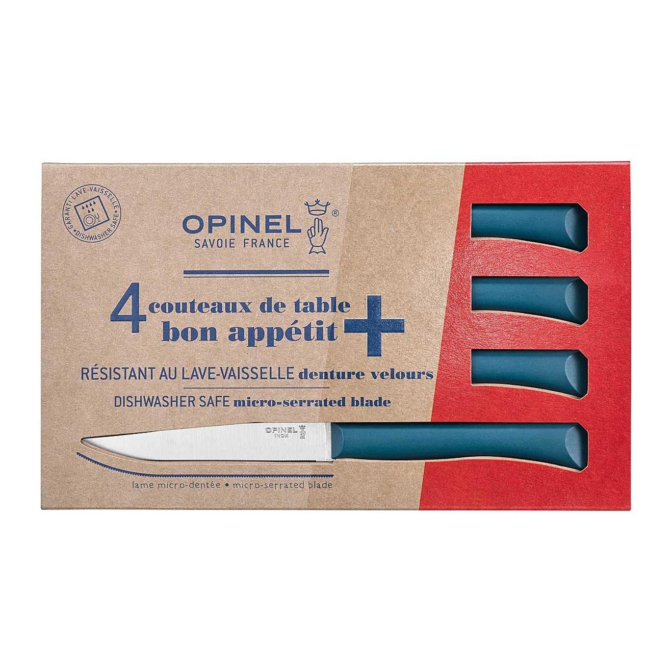 Tafelmesser Bon Appetit+, 4-teilig, taubenblau